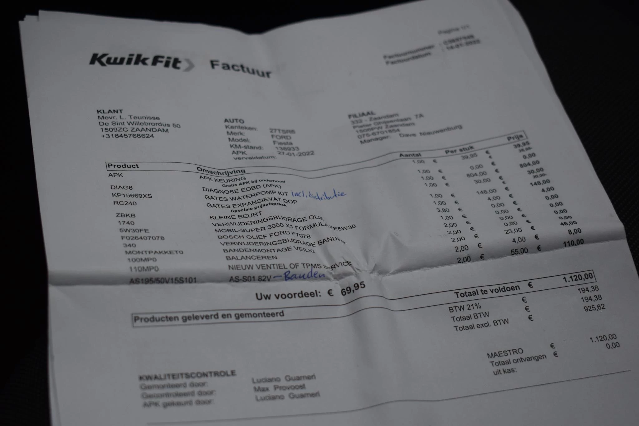 Hoofdafbeelding Ford Fiesta