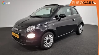Fiat 500 C 1.2 Automaat Lounge Lederen Bekleding Climate Control Parkeer sensoren Lichtmetalen Velgen