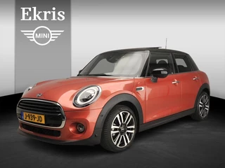 Mini 5-deurs Cooper Summer Red Edition / Automaat / Panoramadak / Harman-Kardon / Sportstoelen / Head-up / LED / Alu 17 inch