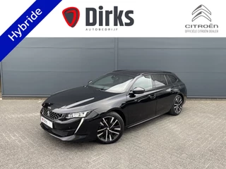 Hoofdafbeelding Peugeot 508 Peugeot 508 SW 225pk HYbrid GT Pack (Elektrisch Schuifdak - Trekhaak - Leder incl verwarming/massage/geheugen - NightVision - Focal Electra - Elektrische Klep - 360gr Camera)
