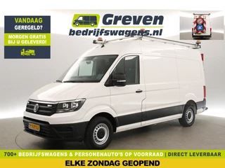 Volkswagen Crafter 35 2.0 TDI L3H3 177PK 3500KG Trekgew. Werkbus Airco Camera Carplay Cruise 3 Persoons Imperiaal Trekhaak