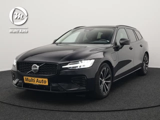 Volvo V60 T6 Plus Dark AWD Plug In Hybrid 340pk Dealer O.H PHEV | Trekhaak Af Fabriek | Adaptive Cruise | Camera | Lederen Sportstoelen Memory & Verwarmd | Google Assistant & Maps | Apple Carplay | Pilot Assist | Blis | Virtual | Navigatie | DAB |