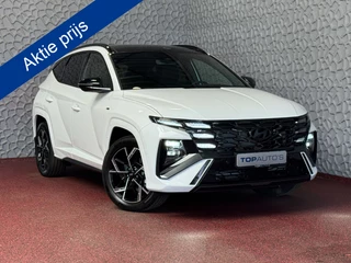 Hyundai Tucson NIEUWE AUTO 1.6 T-GDI PHEV 252PK 4WD N-LINE SKY PANO. 360.CAMERA ELEK.KLEP ELEK.STOEL/GEHEUG.VERWARMD SUBWFR 19''LMV ZWARTE HEMEL HEADUP STOELKOELING STUURVERW. PLUG IN HYBRIDE - 5 JAAR GARANTIE