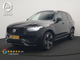 Volvo XC90 T8 Recharge AWD Ultimate Dark PHEV LONG RANGE 455pk 7 Persoons | Trekhaak af Fabriek | Panodak | Adaptive Cruise | 360 Camera | 22"L.M | Head Up | Google Maps | Pilot Assist | Harmand Kardon | Stuurverwarming | Plug In Hybrid