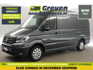 Volkswagen Crafter 2.0 TDI L3H3 | NIEUW | BPM VRIJ | 140PK 3000KG Trekgew. Automaat Airco Cruise Camera Carplay 17"LMV Navi Virtual LED PDC Trekhaak