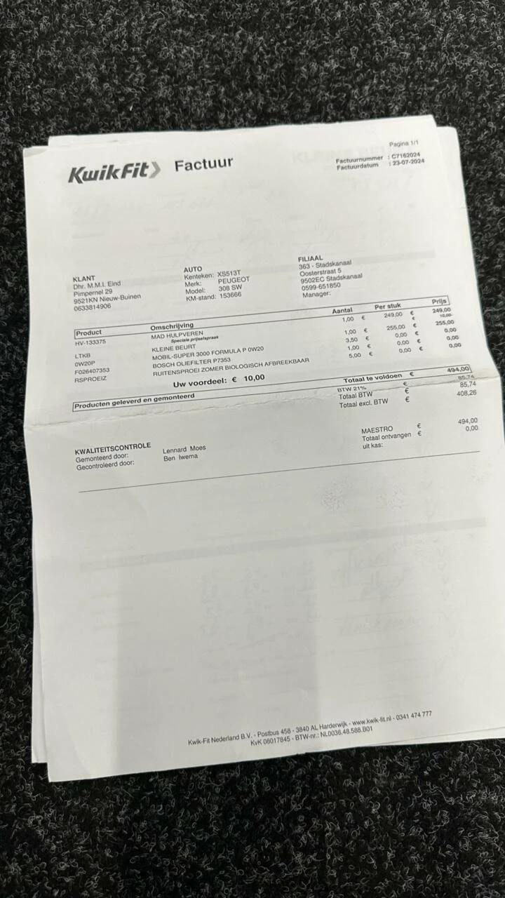 Hoofdafbeelding Peugeot 308