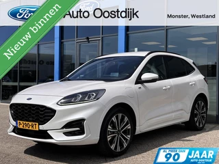 Ford Kuga 2.5 PHEV ST-Line X 225PK Parelmoerkleur Elek. Trekhaak Winterpack Camera Head-Up Navi Cruise Climate 20" velgen *Dealer Onderhouden*