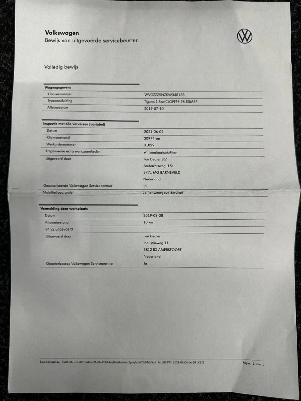 Hoofdafbeelding Volkswagen Tiguan
