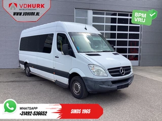 Mercedes-Benz Sprinter 313 2.2 CDI L3H2 €8.773 Incl. BTW BPM VRIJ! EXPORT Combi/ 9 Persoons/ Kombi/ 9P/ Airco/ Rolstoellift