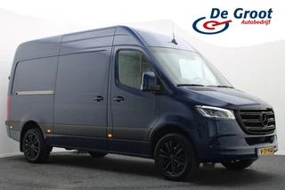 Mercedes-Benz Sprinter 319 3.0 CDI V6 Automaat L2H2 Leer, 3-Zits, LED, Camera, ACC, Airco, Rijstrooksensor, Trekhaak, 18''