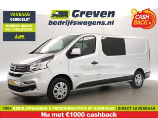 Fiat Talento 1.6 MJ EcoJet L2H1 | DC | 5-Zits | Airco | Cruise | Camera | Navigatie | Parkeersensoren | Trekhaak