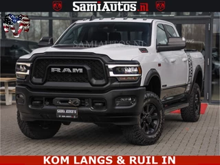 Dodge Ram Pick-Up 2500 POWER WAGON | 6 PERSOONS | 6.4 V8 4X4 | ADAPTIVE | FULL LED | TREK LIER | OPEN DAK | 6.4F BAK | 3500KG | CAMERA V+A | SPER DIFF | TWO TONE UITVOERING | ALARM | VOLLE UITVOERING |