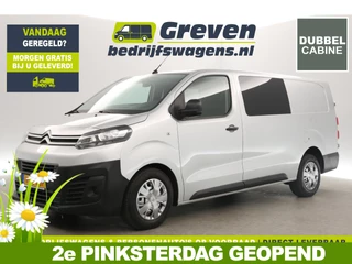 Citroën Jumpy 2.0 BlueHDI L3H1 | MARGE! | Dubbele Cabine | 5 Persoons | Airco Carplay Cruise PDC Navi Elektrpakket Trekhaak