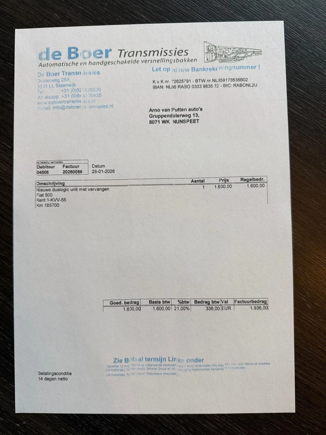 Hoofdafbeelding Fiat 500