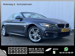 BMW 4 Serie Cabrio 430i 252pk xDrive M-Sport Leer+Sportzetels Stoelverw Xenon High Executive