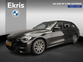 BMW 3 Serie Touring 330i xDrive M-Sportpakket | LED | Leder | Navigatie | Active cruise | Schuifdak | Trekhaak | DAB | Hifi speakers | Alu 18 inch