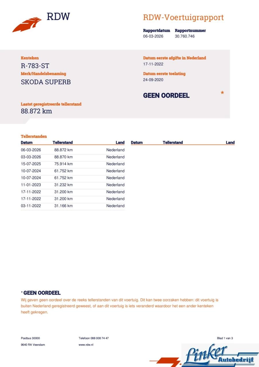 Hoofdafbeelding Škoda Superb