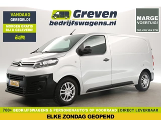 Citroën Jumpy 1.6 BlueHDI L2H1 Marge Airco Carplay Cruise Navigatie Parkeersensoren Elektrpakket