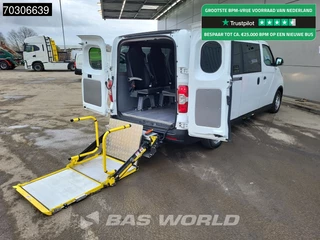 Maxus eDeliver 3 Elektrisch Personenvervoer 50kWh 269km WLTP D'Hollandia Lift 7-Persoons L2H1 Airco Cruise Camera Parkeersensoren L2 Passenger Transport TV Taxi Airco Cruise control