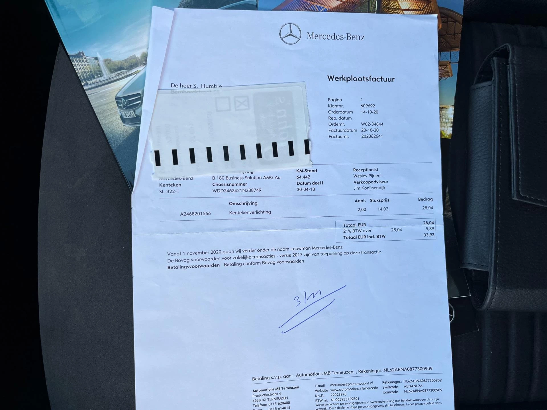 Hoofdafbeelding Mercedes-Benz B-Klasse