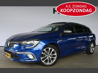 Hoofdafbeelding Renault Mégane Estate Renault Mégane Estate 1.2 TCe GT-Line Navigatie ECC Cruise control Panoramadak Kuipstoelen Sfeerverlichting Inruil Mogelijk!