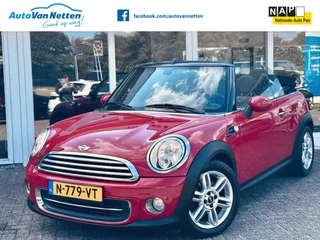 Mini Cabrio 1.6 Cooper Chili,107.dkm!,Leer,Clima,Gr.Navi,Pdc,Stoelverwarming,Windscherm