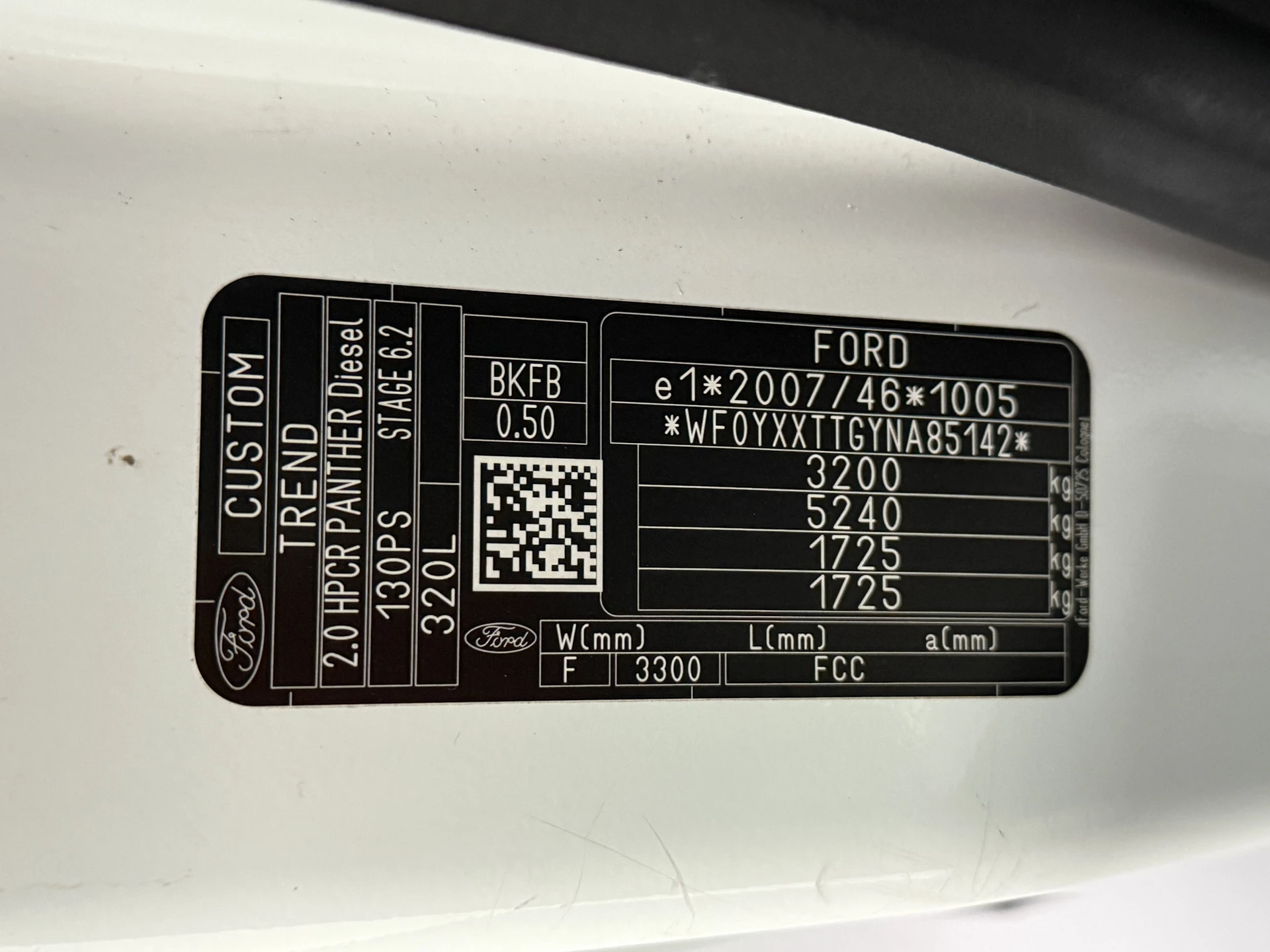 Hoofdafbeelding Ford Transit Custom