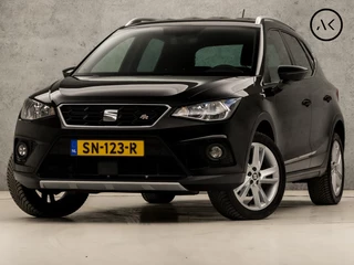 SEAT Arona 1.0 TSI FR Sport Automaat (APPLE CARPLAY, GROOT NAVI, CLIMATE, STOELVERWARMING, SPORTSTOELEN, SFEERVERLICHTING, GETINT GLAS, PARKEERSENSOREN, CRUISE, NIEUWSTAAT)