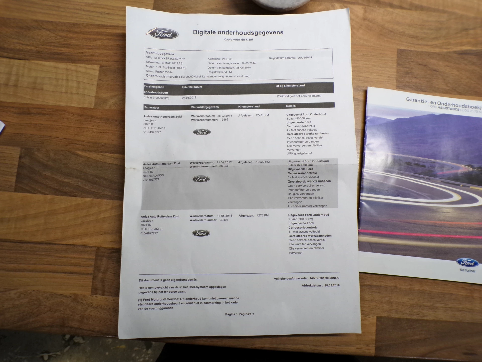 Hoofdafbeelding Ford B-MAX