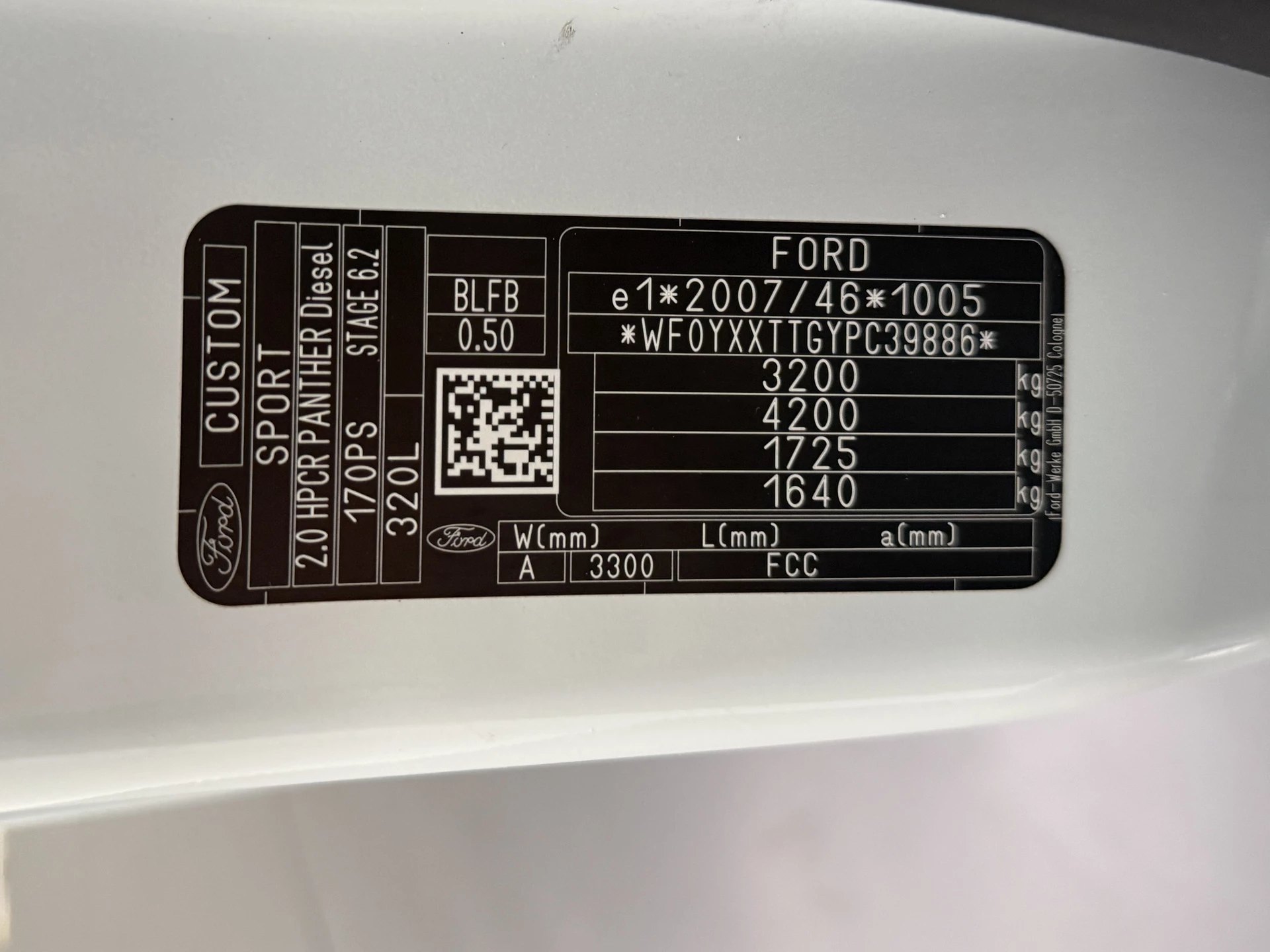 Hoofdafbeelding Ford Transit Custom