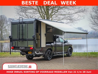 Dodge Ram 1500 €15000,- VOORDEEL | CAMPER / AFZET UNIT | SHOWROOM MODEL | 4 PERSOONS | AIRCO | ZONNEPANEEL | VERWARMING | DOUCHE | WC | LUIFEL | 4 SLAAP PLAATSEN | Let Op: Investeer in deze unieke afzetunit camper en verdien direct!