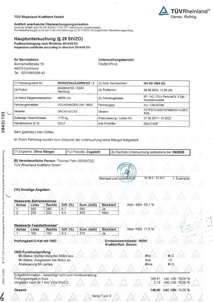 Hoofdafbeelding Volkswagen Golf