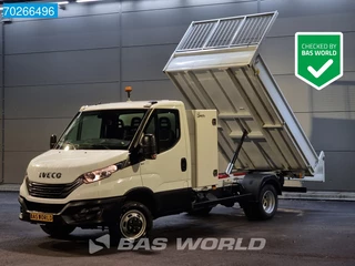 Iveco Daily 35C14 Kipper met Kist 3500kg trekhaak Airco Cruise Tipper Benne Kieper Airco Trekhaak Cruise control