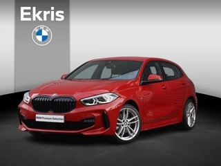 BMW 1-serie 5-deurs 118i | Executive | M Sportpakket | Climate Control | Apple Carplay | Parkeersensoren | Sportstoelen | Uitgebreide Shadowline | 17'' LMV