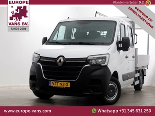 Renault Master T35 2.3 dCi 135pk L2 D.C. Open Laadbak Airco/Navi 05-2020