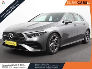 Mercedes-Benz A-klasse 200 177pk Automaat MHEV AMG Line Achteruitrij Camera Verwarmde voorstoelen Navigatie LED Climate control Adaptive Cruise control Parkeersensoren Apple Carplay & Android Auto