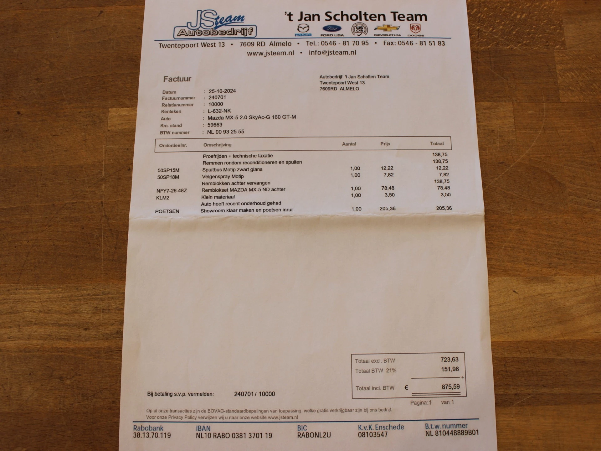 Hoofdafbeelding Mazda MX-5