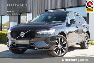 Volvo XC60 T6 Plug-in hybrid AWD Plus Dark Long Range | Trekhaak | Panoramisch schuif/kanteldak | 360 graden camera | Stoel en stuurwielverwarming | Parkeerverwarming | Adaptieve cruise control incl. BLIS |