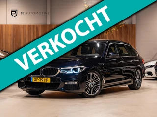 BMW 5-serie Touring 520i High Executive M Pakket, Pano, Virtual Cockpit, Leder, 19"M Sport Velgen, Prive Glas, Volledig Onderhoud