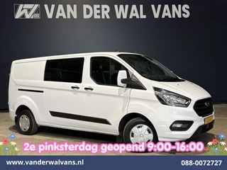 Ford Transit Custom 2.0 TDCI L2H1 Dubbele Cabine Inrichting Euro6 Airco | 6-Zits | Camera | LED | Apple Carplay | 2750kg Trekhaak Android Auto, Cruisecontrol, Verwarmde voorruit, Parkeersensoren