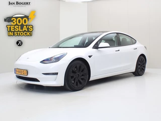 Hoofdafbeelding Tesla Model 3 Tesla Model 3 Long-Range AWD 351pk 75 kWh 92.7% SoH FACELIFT [ ENHANCED AUTOPILOT+WARMTEPOMP+PREMIUM AUDIO ]