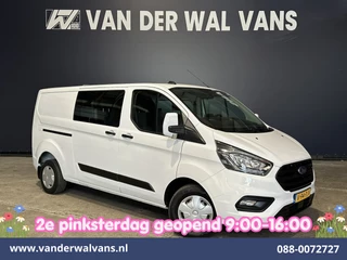 Ford Transit Custom 2.0 TDCI 130pk L2H1 Dubbele Cabine Euro6 Airco | 5-Zits | Navigatie | Apple Carplay | LED | Cruisecontrol Android Auto, Stoelverwarming, Parkeersensoren, Achterklep