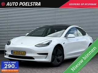Tesla Model 3 Standard RWD Plus 60 kWh Trekhaak Panoramadak Zwart Leder 18"