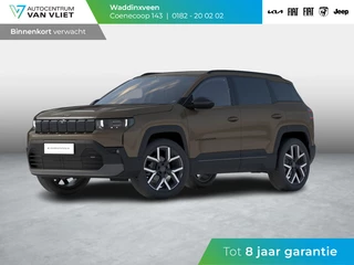Hoofdafbeelding Jeep Compass Jeep Compass First Edition 74 kWh | Adapt. Cruise | Camera | Carplay | 20" | Elektr. A-Klep | Navi | Winter Pack | Private Lease €775,-*