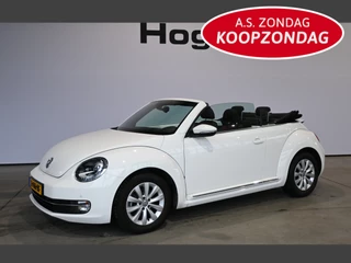 Hoofdafbeelding Volkswagen Beetle Volkswagen Beetle Cabriolet 1.2 TSI Design BlueMotion Cruise control PDC Airco Navigatie Stoelverwarming 100% Onderhouden! Inruil Mogelijk!
