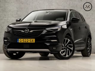 Opel Grandland X 1.2 Turbo Sport Automaat (APPLE CARPLAY, GROOT NAVI, CAMERA, LEDER, STUUR/STOELVERWARMING, SPORTSTOELEN, DAB+, CLIMATE, GETINT GLAS, NIEUWSTAAT)