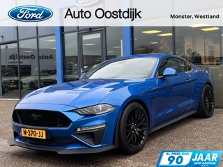 Hoofdafbeelding Ford Mustang Ford Mustang Fastback 5.0 V8 GT 450PK Performance Pack Roush Spoilers Stoelverwarming/koeling Camera B&O Corsa Catback *Uniek*