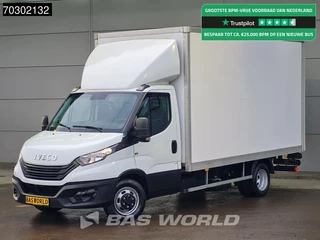 Iveco Daily 35C16 3.0L Laadklep Dubbellucht Bakwagen Airco Cruise D'Hollandia Euro6 Meubelbak Koffer Airco Cruise control