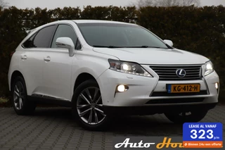 Lexus RX 450h 299PK 4WD Hybrid Parelmoer wit!|Camera|Leder|Nav|Memory seats|E. klep|Lmv|Multif. stuur|Xenon|PDC|