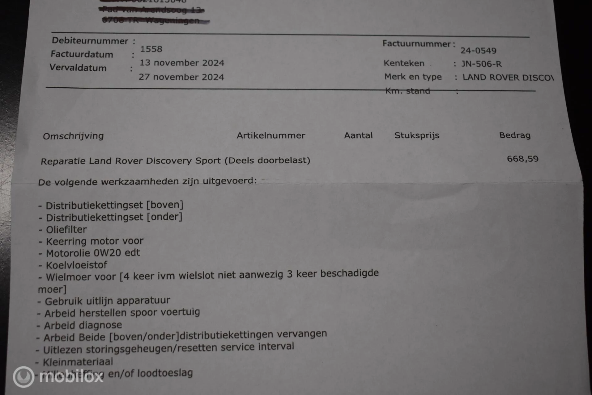 Hoofdafbeelding Land Rover Discovery Sport